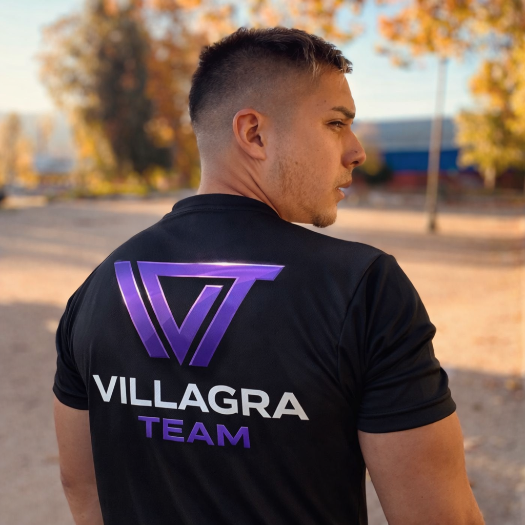 Gustavo Villagra durante una evaluación física